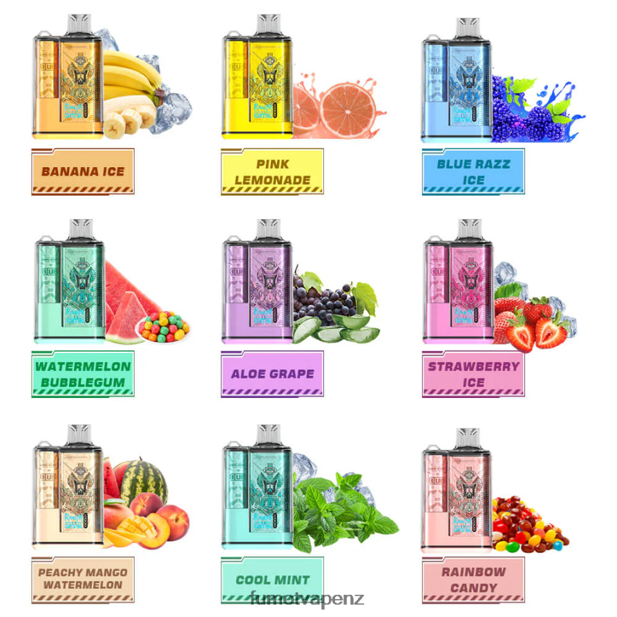 Fumot Crystal 1 Piece - 12000 Disposable Vape Box 20ML Fruity Fusion - Fumot vape shop 422VLN267