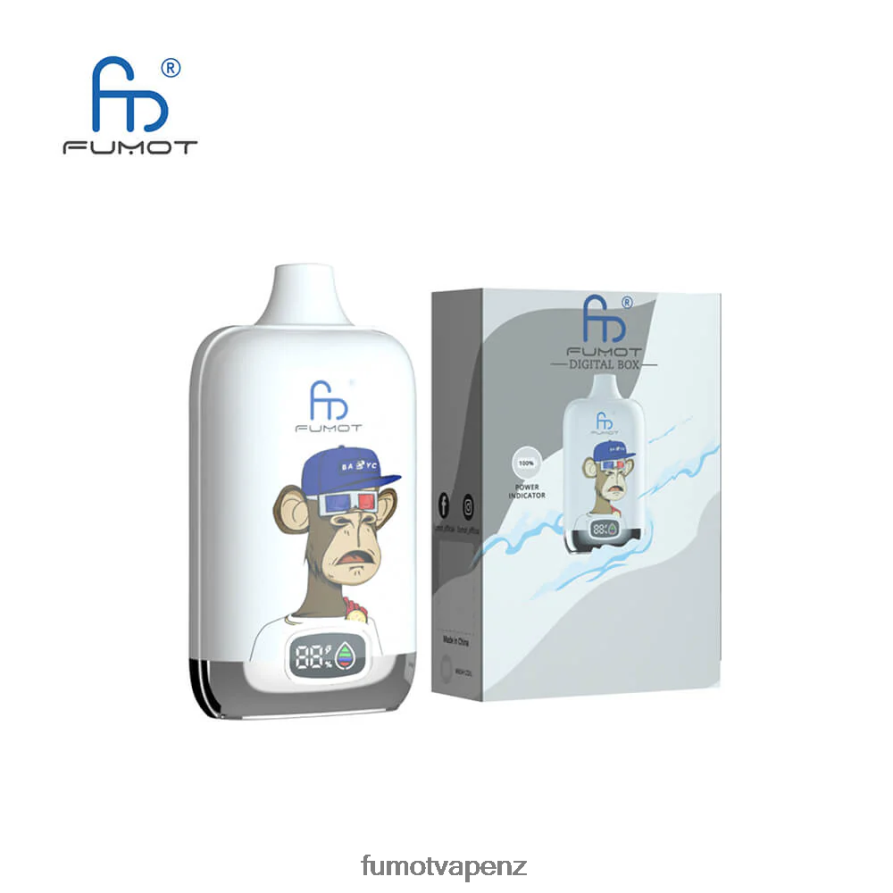 Fumot Digital Box 12000 20ML Disposable Vape Pod - (1 Piece) Fruity Fusion - Fumot technology co 422VLN129