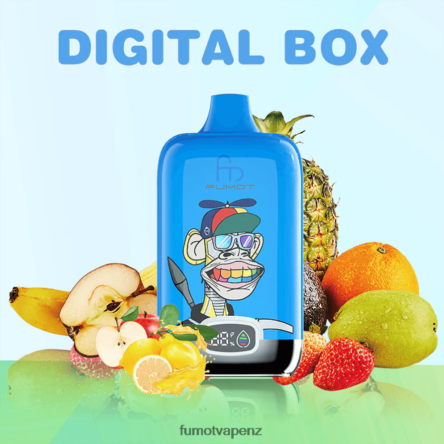 Fumot Digital Box 12000 20ML Disposable Vape Pod - (1 Piece) Fruity Fusion - Fumot technology co 422VLN129