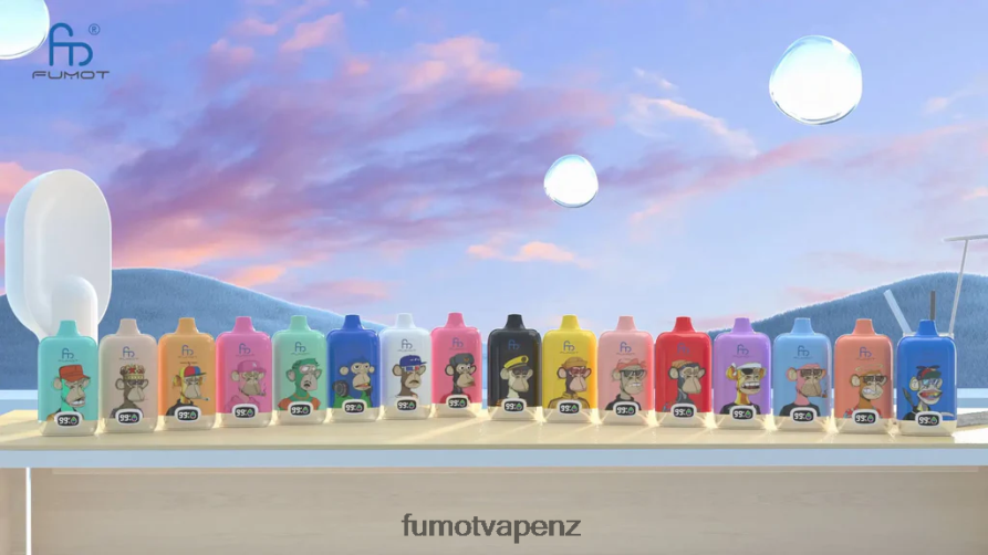 Fumot Digital Box Disposable Vape Pod 12000 - 20ML (1 Piece) Raspberry Watermelon - Fumot vape NZ 422VLN143