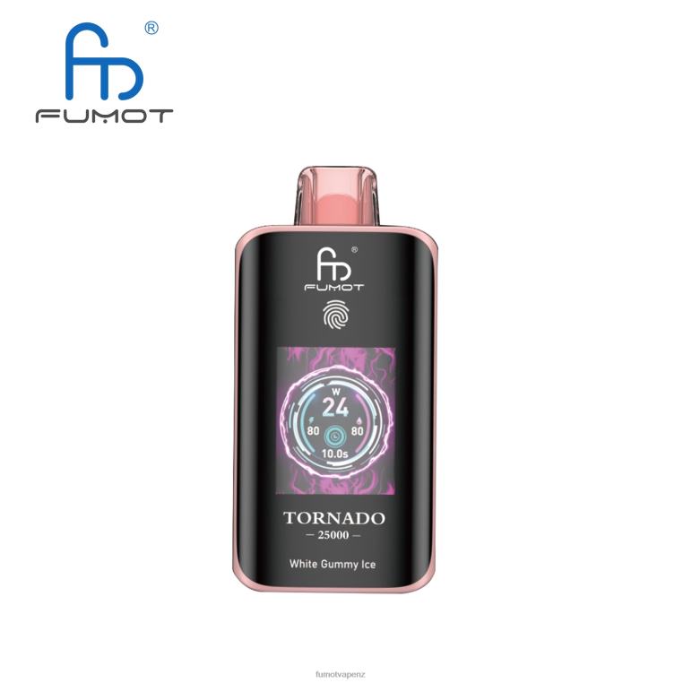 Fumot Disposable Vape | Fumot Tornado 25000 Disposable Vape White Gummy Ice 8F08414