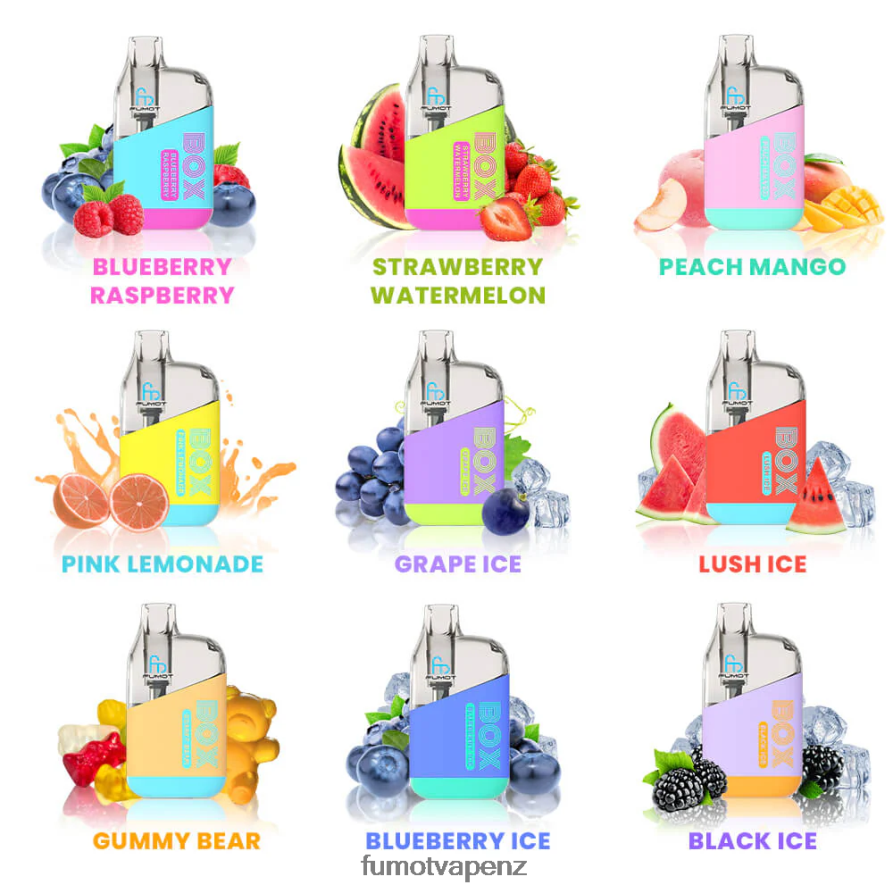 Fumot Tornado 10000 Disposable Vape Pod Box - 20ML (1 Piece) Bingo Crush - Fumot vape NZ 422VLN363