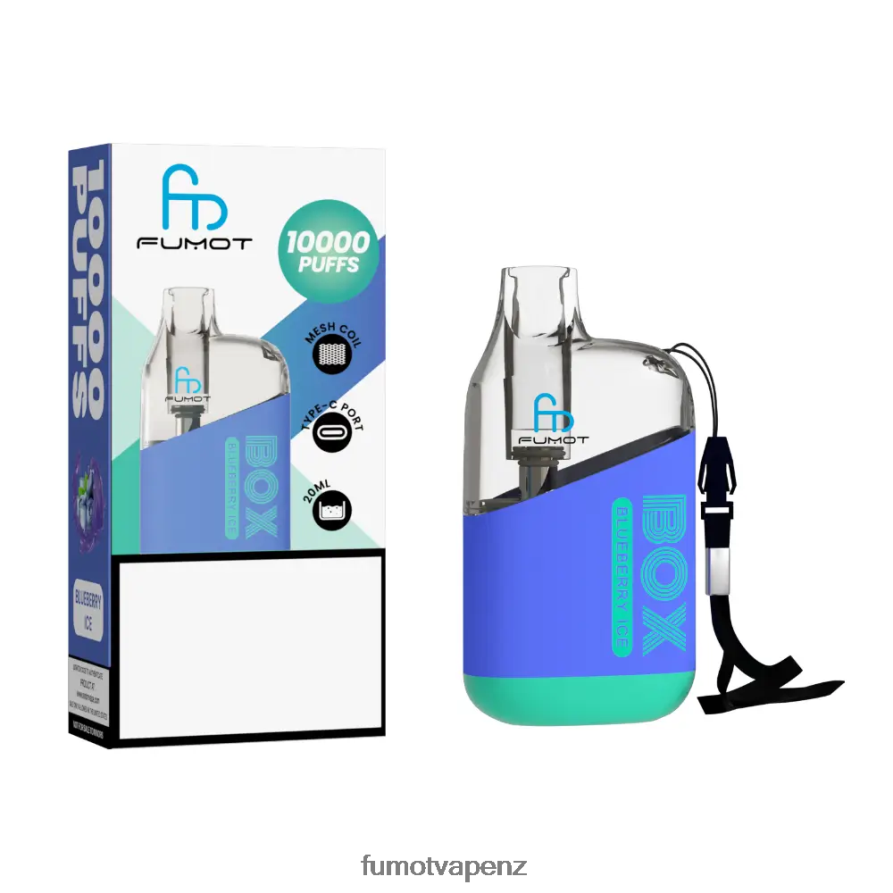 Fumot Tornado 10000 Disposable Vape Pod Box - 20ML (1 Piece) Mango On Ice - Fumot NZ 422VLN362
