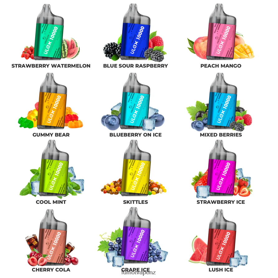 Fumot Movkin Ulax 10000 Disposable Vape Pod - 12ML (1 Piece) Peach Mango - Fumot NZ 422VLN312