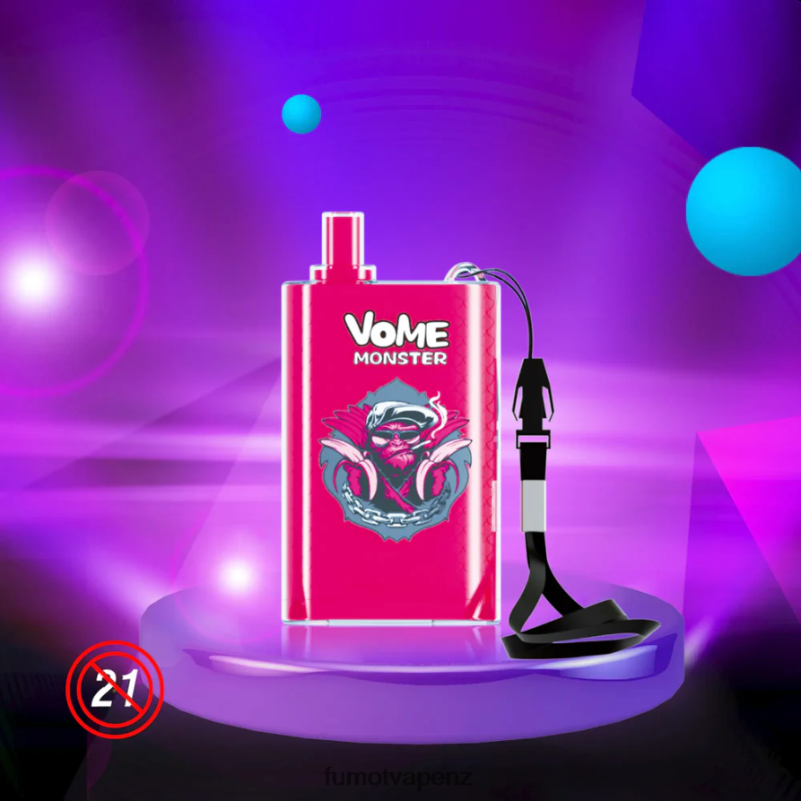 Fumot Vome Monster 10000 Disposable Vape Pod Device - 20ML (1 Piece) Peach Mango - Fumot vape NZ 422VLN433