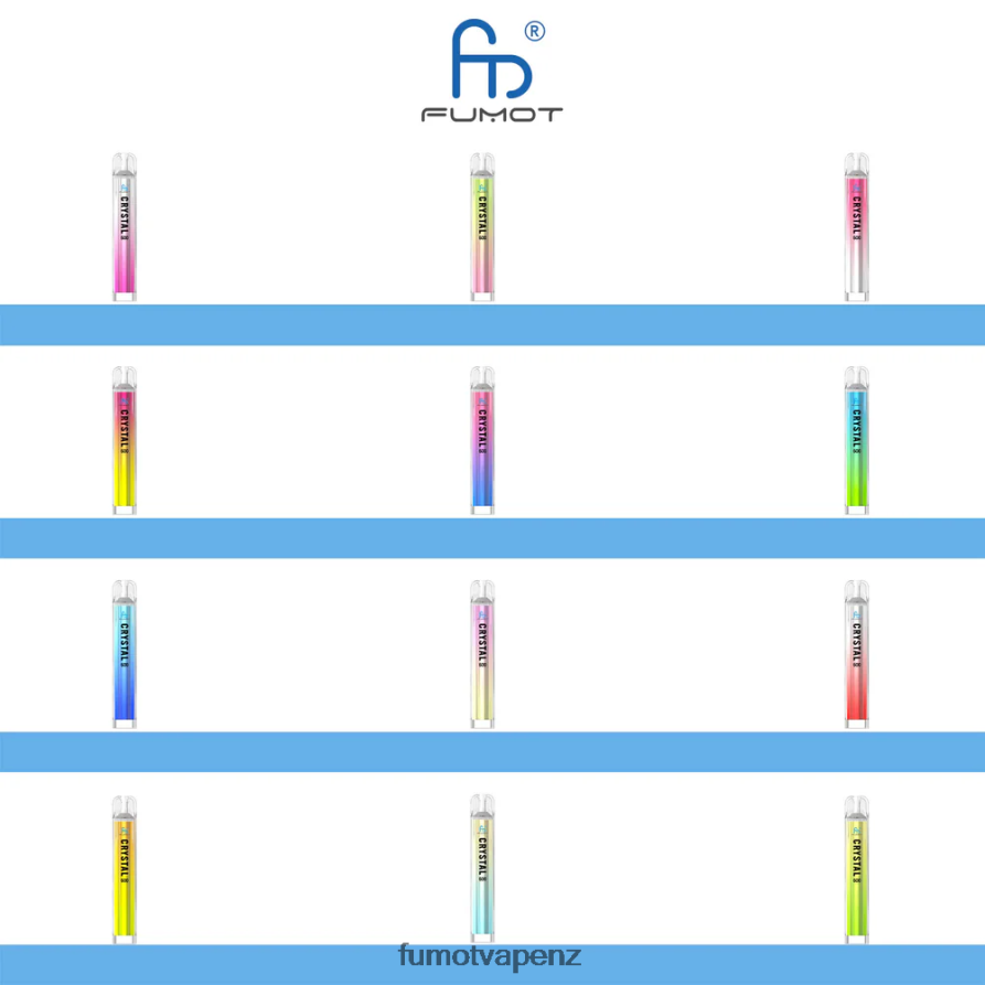 Fumot Crystal 2ML (3 Pieces Set) Disposable Vape - 600 TPD-Compliant Blueberry Raspberry - Fumot vape review 422VLN385