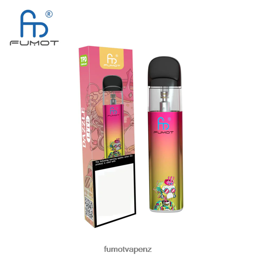 Fumot Dazzle Lite TPD-Compliant Empty Vape Kit (1 Piece) Green-Purple - Fumot vape 422VLN551