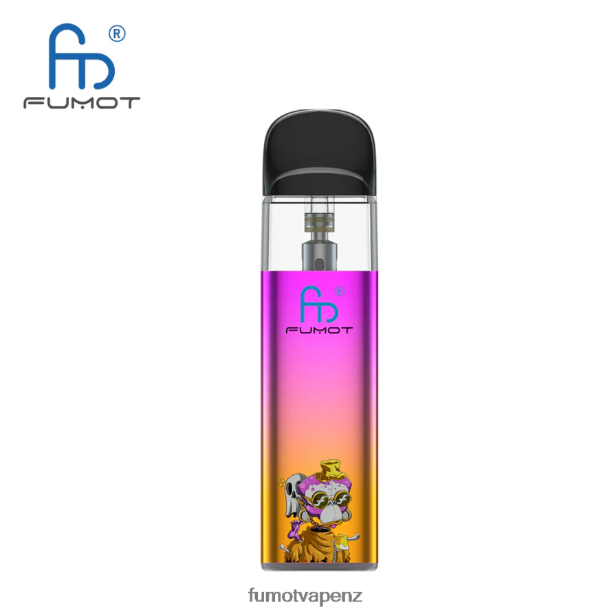 Fumot Dazzle Lite TPD-Compliant Empty Vape Kit (1 Piece) Green-Purple - Fumot vape 422VLN551