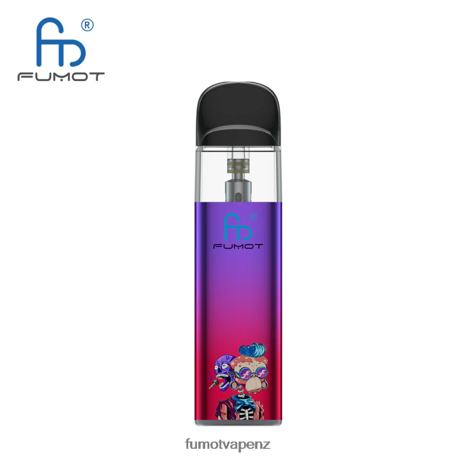 Fumot Dazzle Lite TPD-Compliant Empty Vape Kit (1 Piece) Green-Purple - Fumot vape 422VLN551