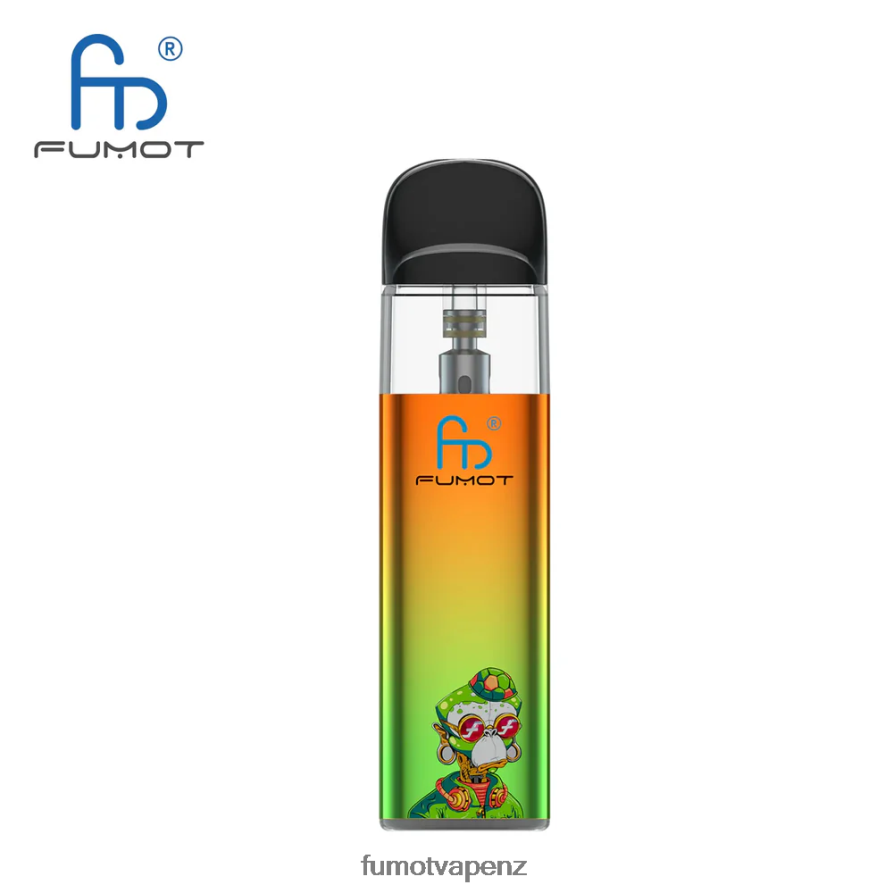 Fumot Dazzle Lite TPD-Compliant Empty Vape Kit (1 Piece) Green-Purple - Fumot vape 422VLN551