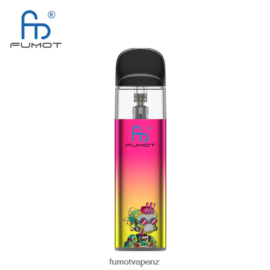 Fumot Dazzle Lite TPD-Compliant Empty Vape Kit (1 Piece) Green-Purple - Fumot vape 422VLN551