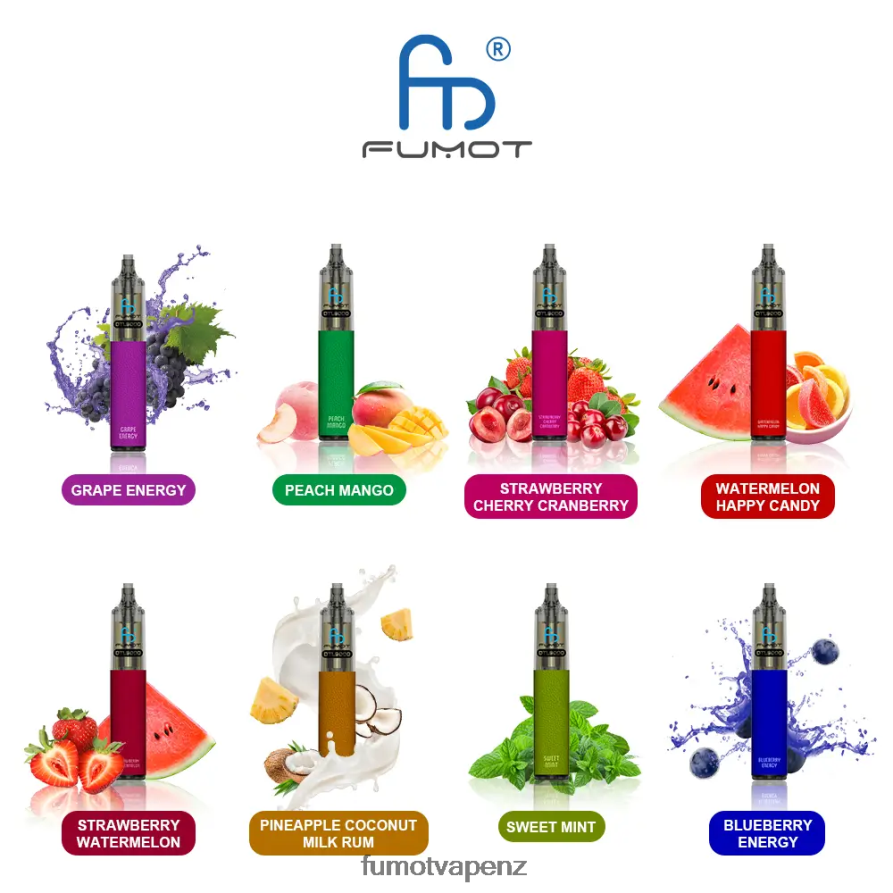 Fumot DTL Disposable Vape Pen 9000- 18ML (1 Piece) Blue Raspberry Lemon - Fumot technology co 422VLN369