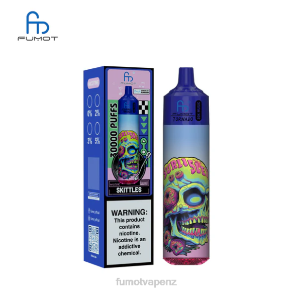 Fumot Disposable Vape - Fumot Tornado 30K Music Skittles HT4824