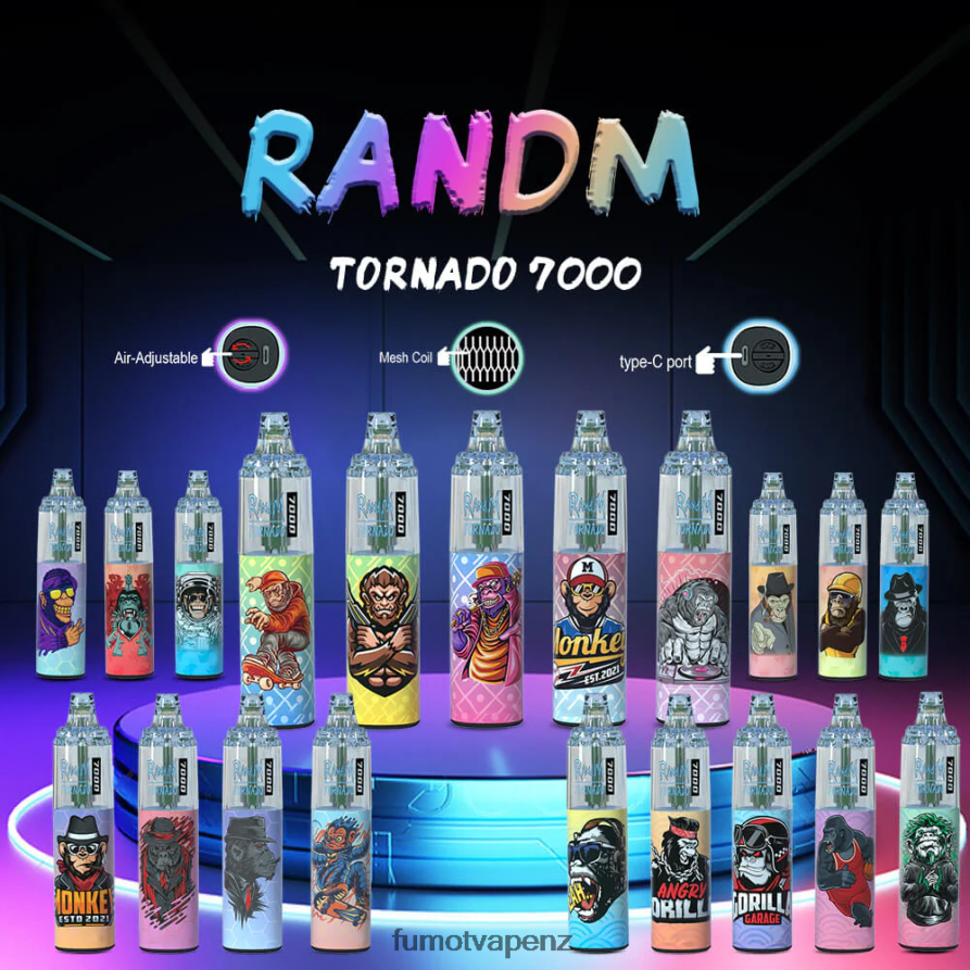 Fumot Tornado 14ML 7000 Disposable Vape Pen (1 Piece) Banana Milkshake - Fumot vape sale 422VLN56
