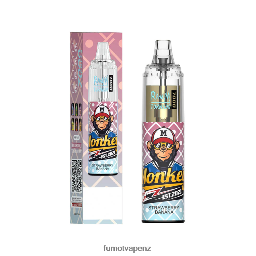 Fumot Tornado 14ML 7000 Disposable Vape Pen (1 Piece) Banana Milkshake - Fumot vape sale 422VLN56