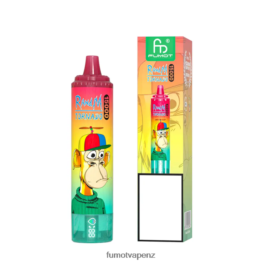 Fumot Tornado 15000 Disposable Vape - 25ML (1 Piece) Ice Pop - Fumot NZ 422VLN172