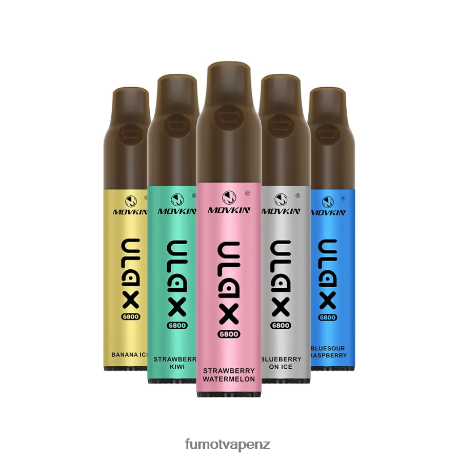 Fumot Movkin Ulax 6800 Disposable Vape, Ceramic Coil - 8ML (1 Piece) Bluesour Raspberry - Fumot price 422VLN320