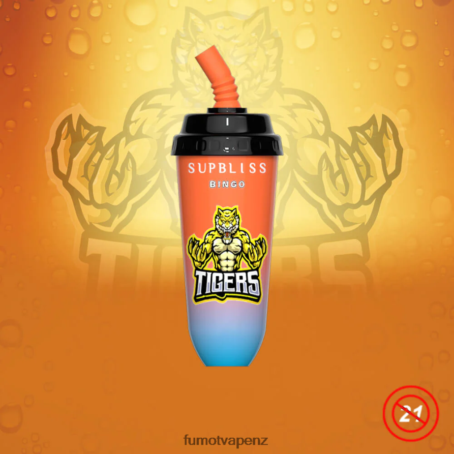 Fumot Supbliss Bingo 16ML 8000 Disposable Vape Pod Device (1 Piece) Peach Mango - Fumot disposable vape 422VLN404