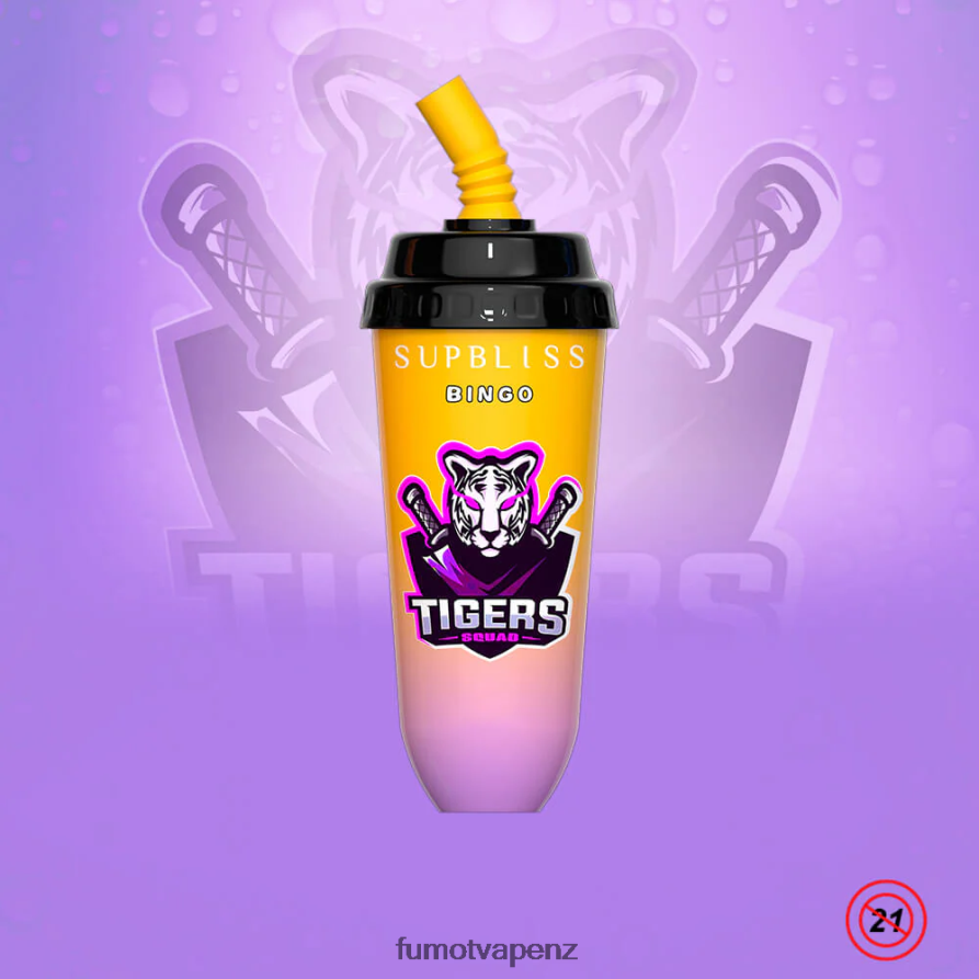 Fumot Supbliss Bingo 16ML 8000 Disposable Vape Pod Device (1 Piece) Sakura Grape - Fumot vape sale 422VLN406