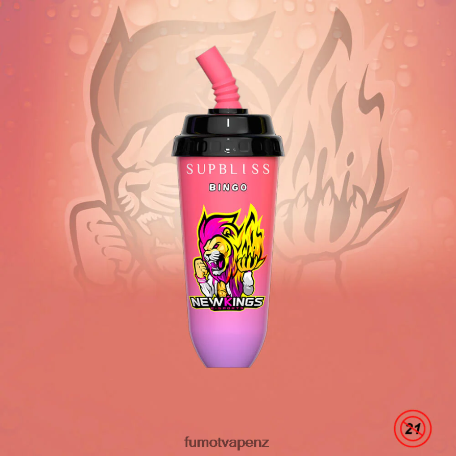 Fumot Supbliss Bingo 16ML 8000 Disposable Vape Pod Device (1 Piece) Strawberry Ice Cream - Fumot vape price 422VLN408
