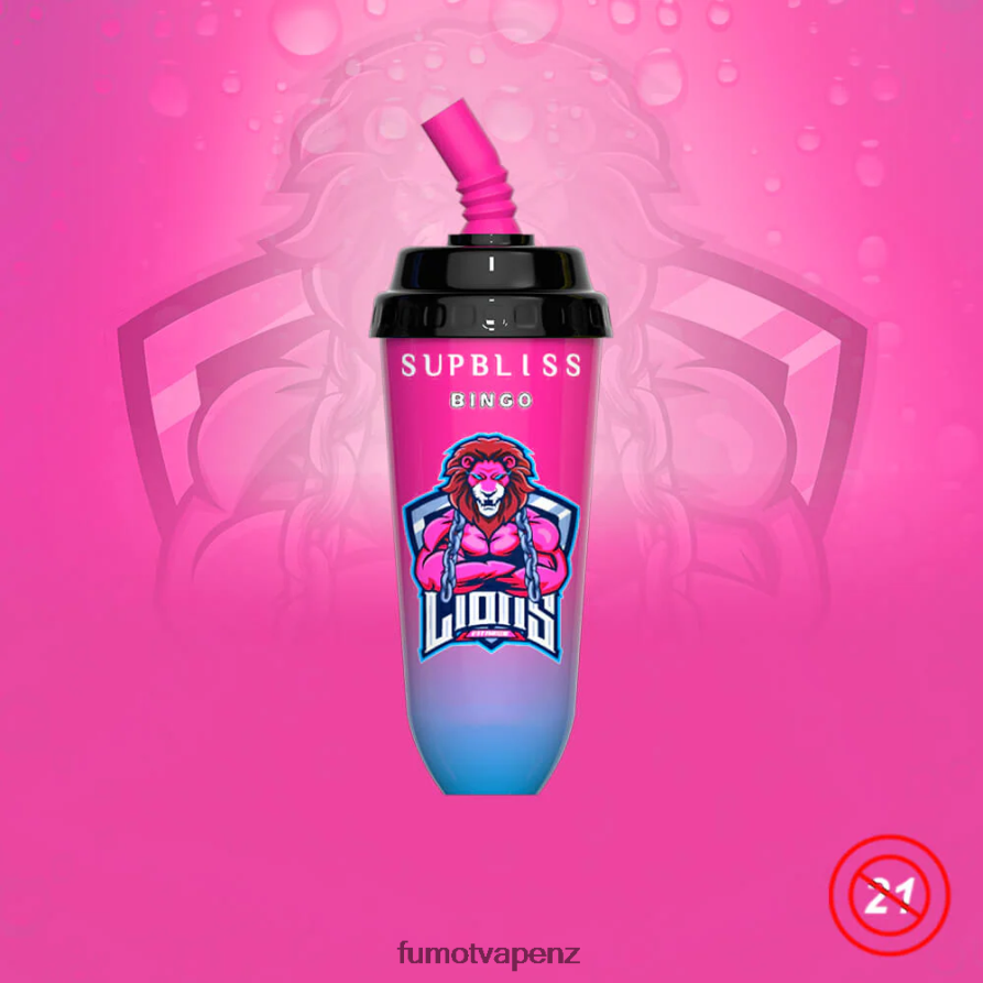 Fumot Supbliss Bingo 16ML 8000 Disposable Vape Pod Device (1 Piece) Strawberry Mango - Fumot technology co 422VLN409