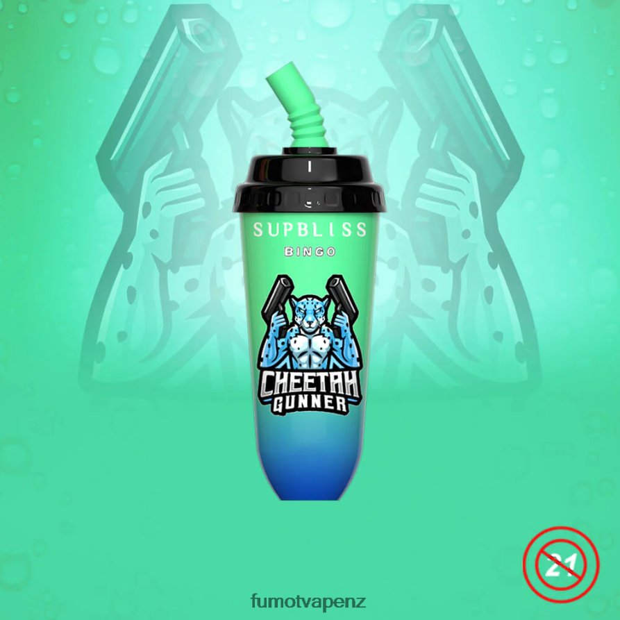 Fumot Supbliss Bingo 16ML 8000 Disposable Vape Pod Device (1 Piece) Strawberry Mango - Fumot technology co 422VLN409