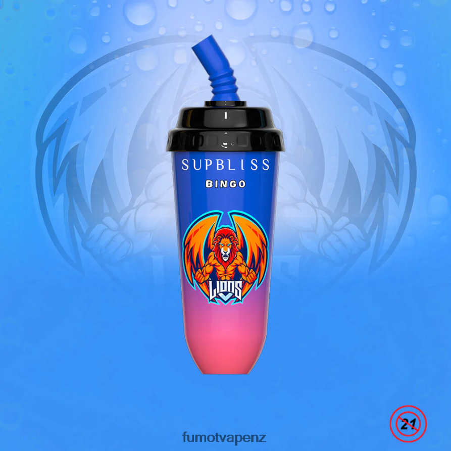 Fumot Supbliss Bingo 16ML 8000 Disposable Vape Pod Device (1 Piece) Strawberry Mango - Fumot technology co 422VLN409