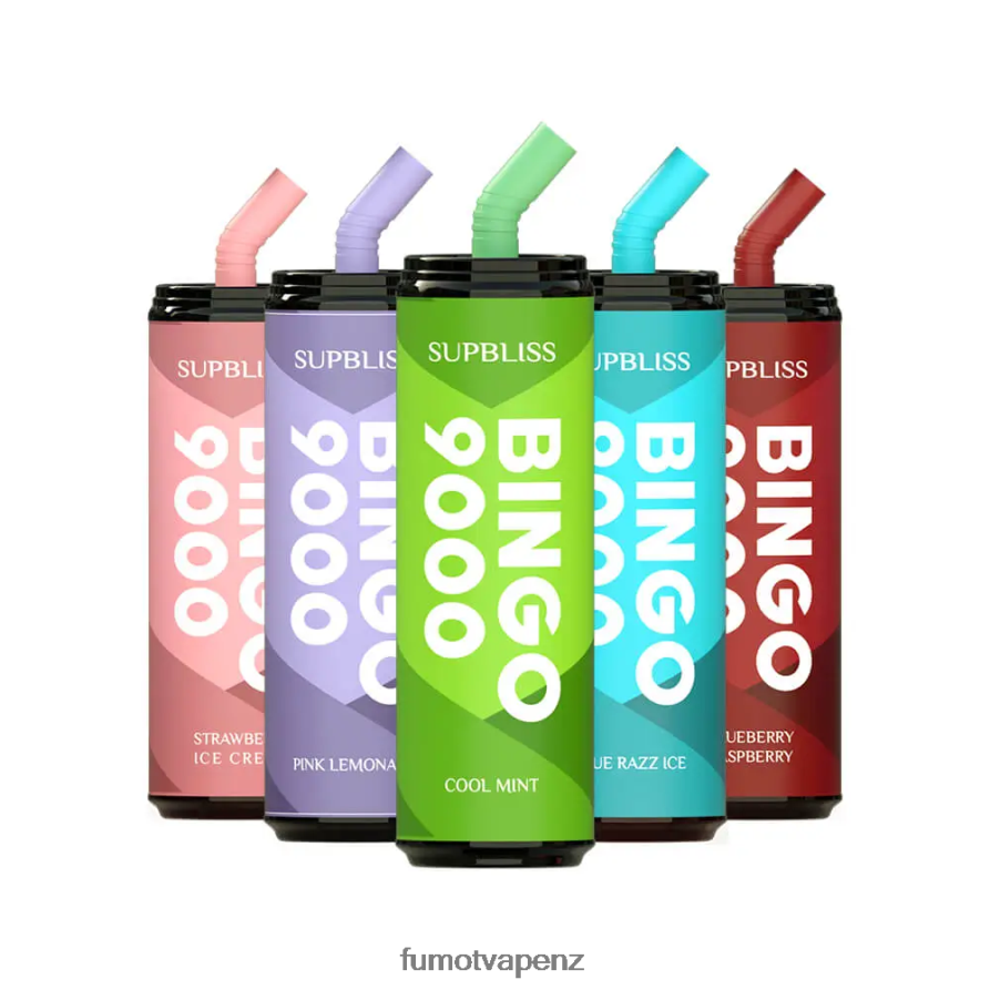 Fumot Supbliss Bingo 9000 Disposable Vape Pen (1 Piece)- 18ML Pink Lemonade - Fumot NZ 422VLN472