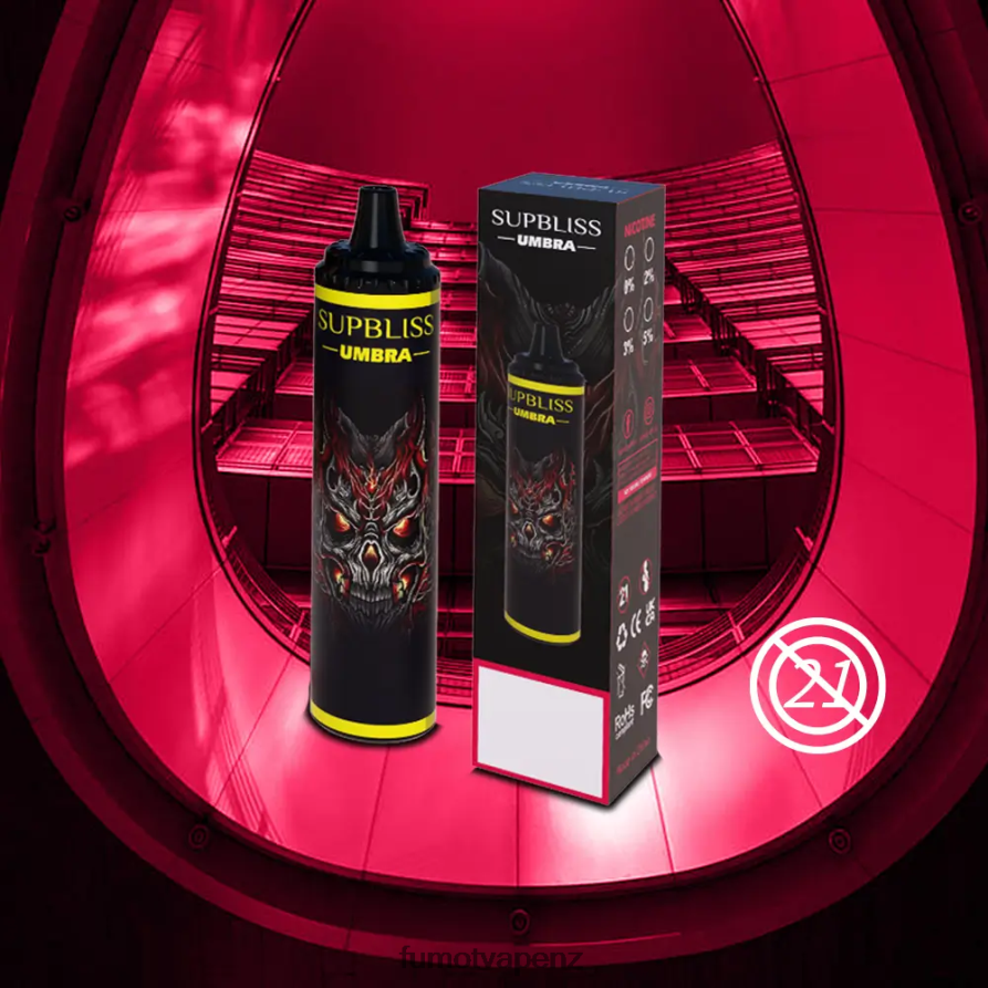 Fumot Supbliss Umbra 10000 (1 Piece) Disposable Vape Pen - 20ML Red Apple Lemon - Fumot NZ 422VLN482