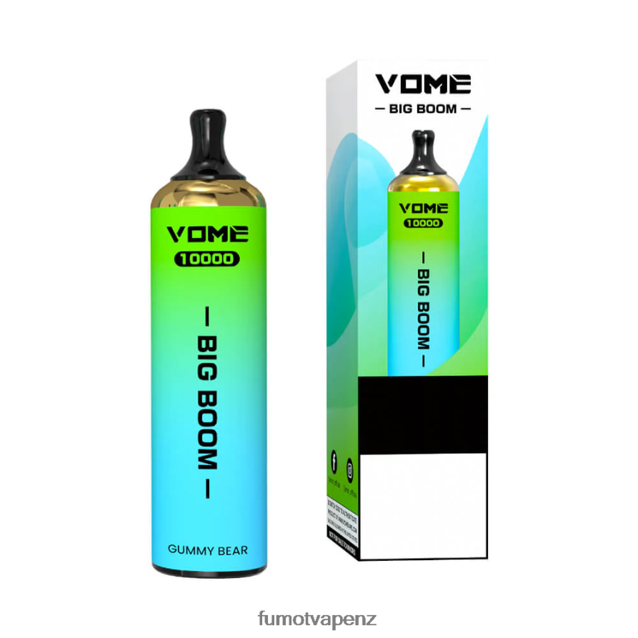 Fumot Vome Big Boom Disposable Vape Pen 10000 - 20ML (1 Piece) Red Bull - Fumot disposable vape 422VLN444