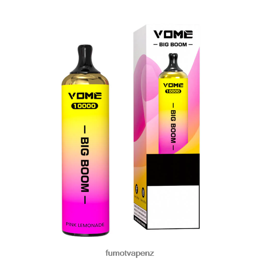 Fumot Vome Big Boom Disposable Vape Pen 10000 - 20ML (1 Piece) Red Bull - Fumot disposable vape 422VLN444