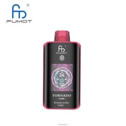 Fumot Vape Price | Fumot Tornado 25000 Disposable Vape Strawberry Mint Candy 8F08415